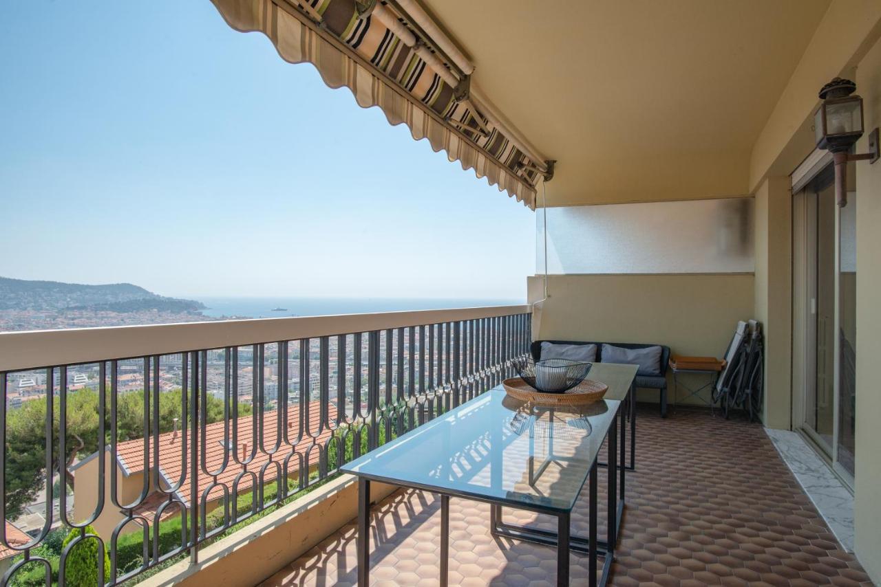 3 Pieces Vue Mer Et Piscine Quartier Parc Imperial نيس المظهر الخارجي الصورة
